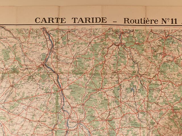 フランスの古い地図【Bourgogne, Morvan, Nivernais】