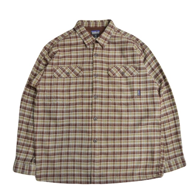 USED 00s patagonia Heavy Flannel Shirt -Large 02504