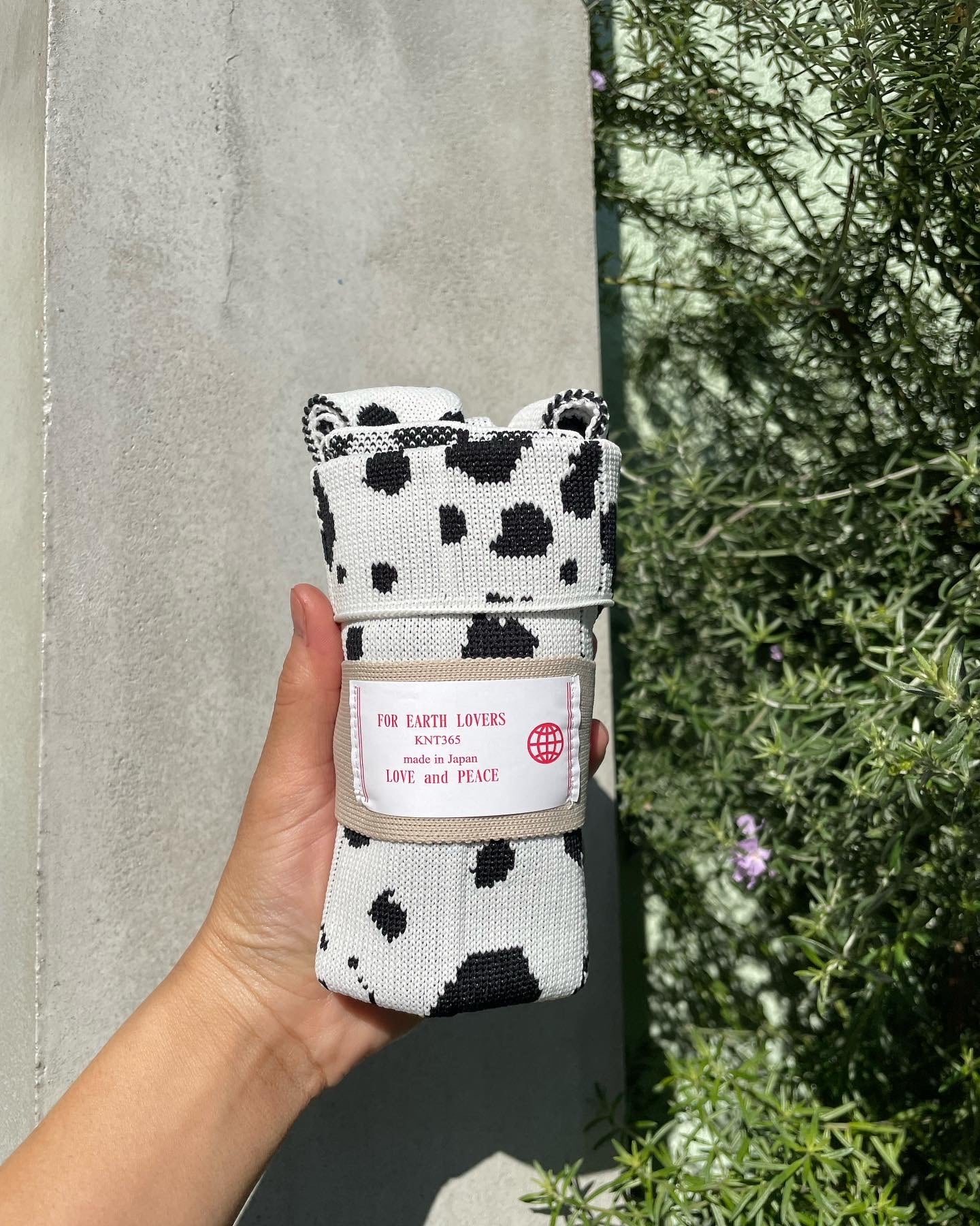 ぷちトートバック】ダルメシアン柄:ペットボトルからできています