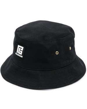 【BALMAIN MEN】REVERSIBLE COTTON &PATCH BUCKET HAT