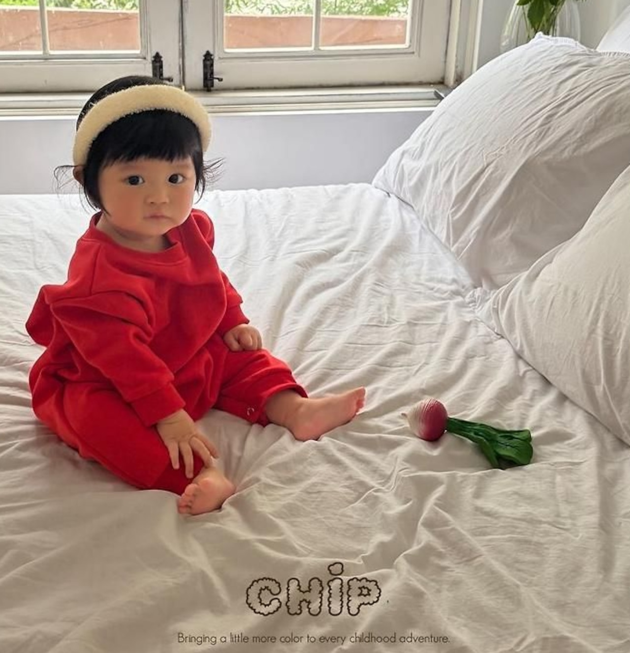 【取寄】CHIP ボンボンヘアバンド|秋服|韓国子供服|26/AT