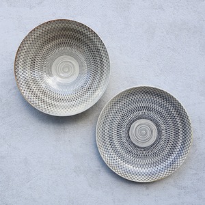 波佐見焼　５寸皿　KIRIKOあみ　21-107