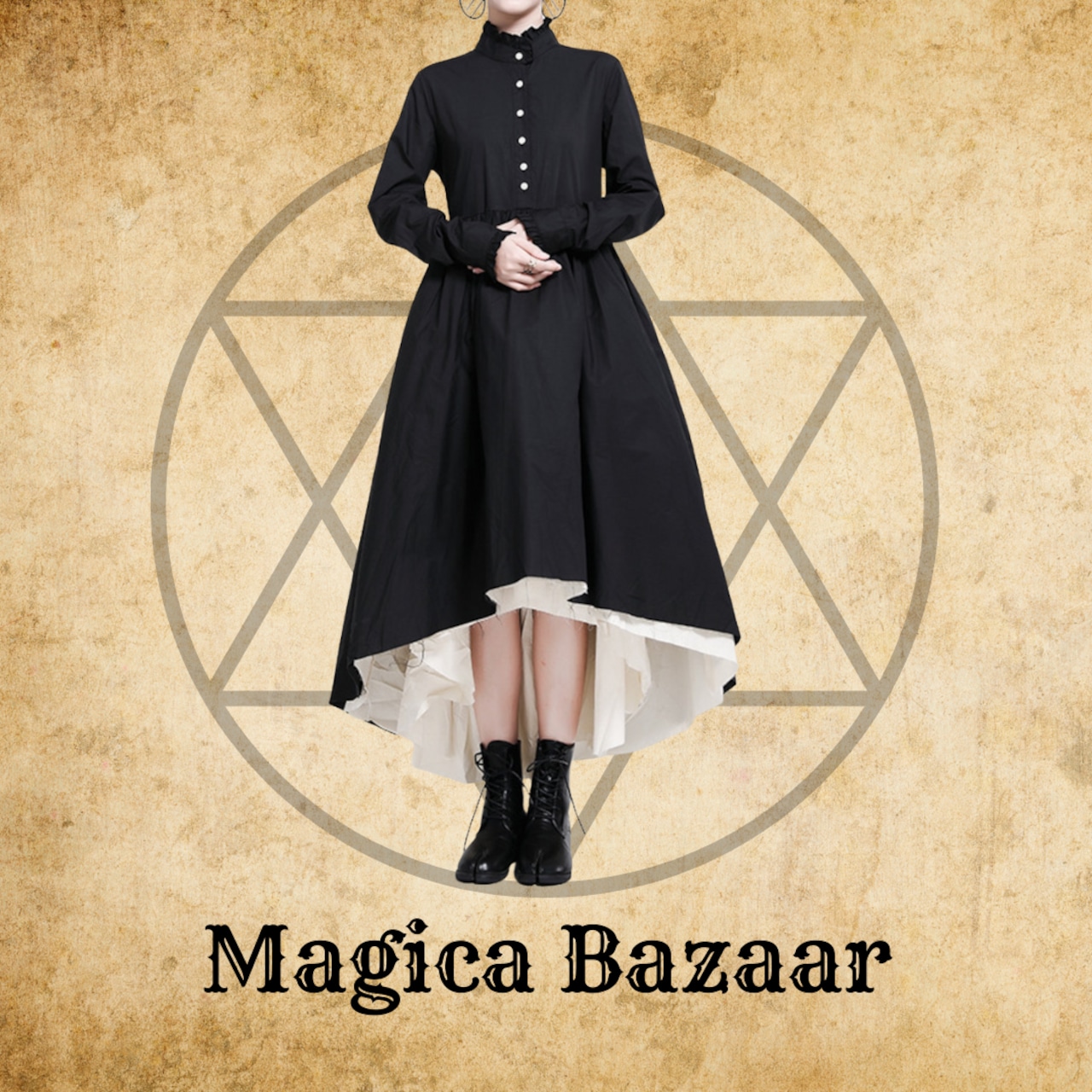 汝、会得せよ 〜魔女の正装ブラックワンピース〜 M21008 | 奇妙 汝、会得せよ 〜魔女の正装ブラックワンピース〜 M21008 | 奇妙