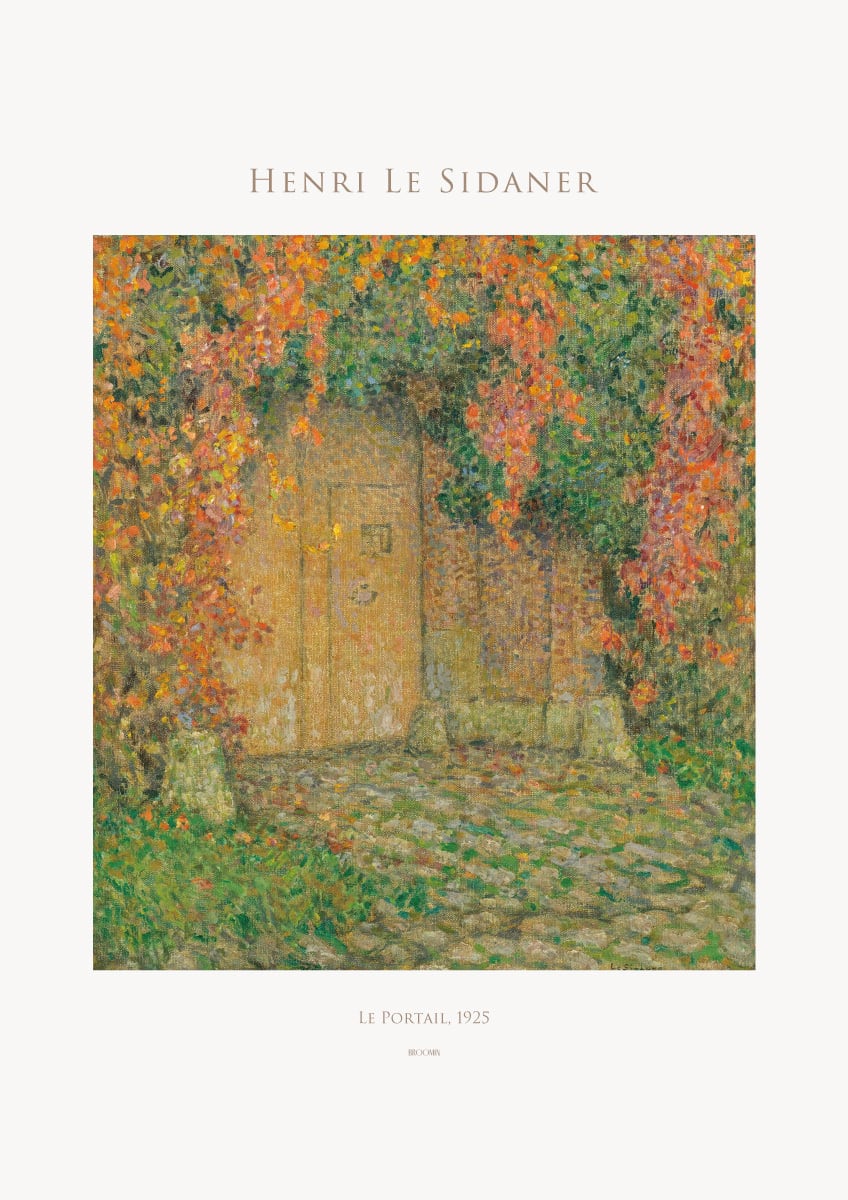 パネルポスター絵画 アンリ・ル・シダネル 窓辺の太陽 アートポスター 風景画 名画