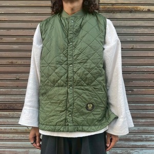 80s Belstaff International ベルスタッフ キルティングベスト M ライナーベスト ヴィンテージ キルティングジャケット トライアルマスター