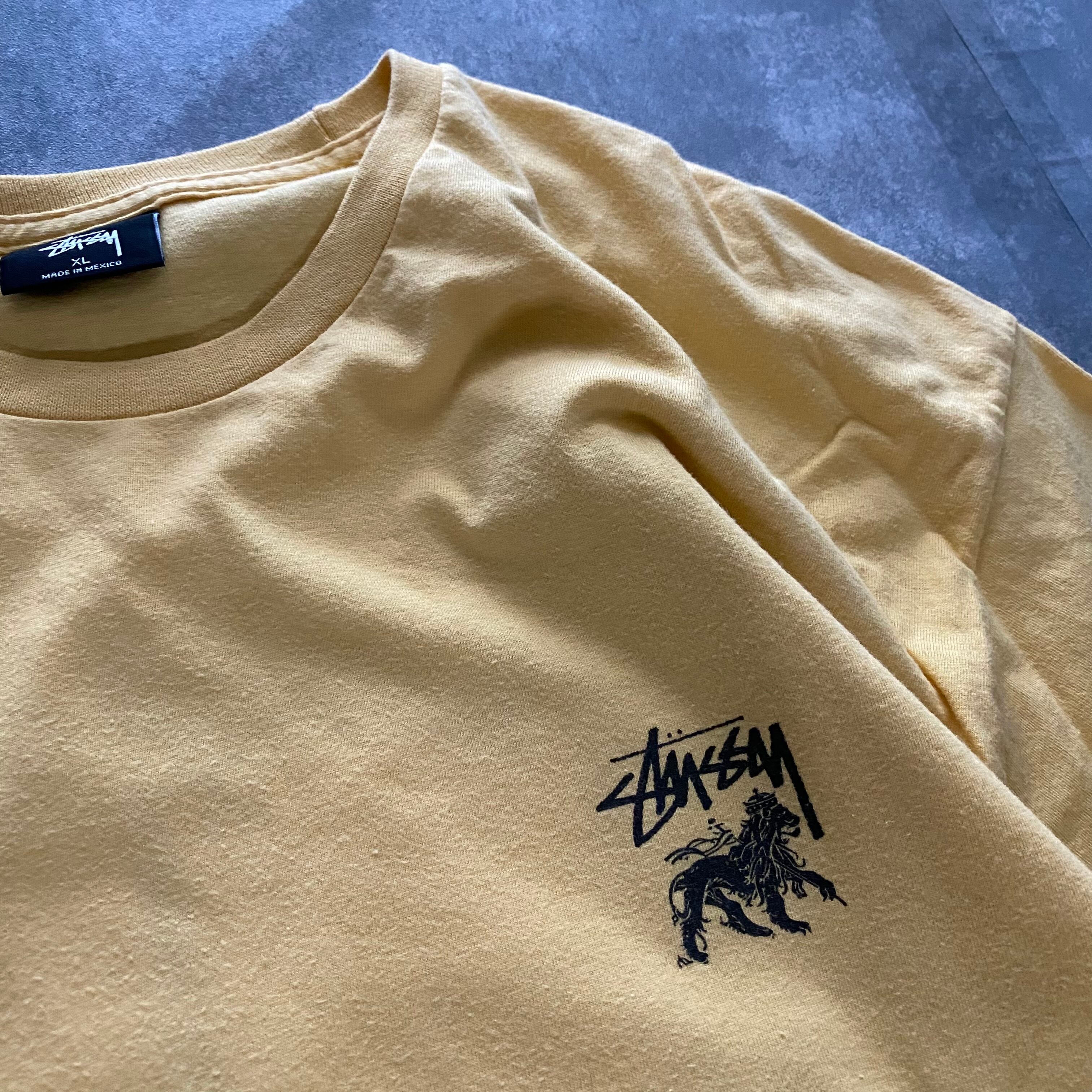 stussy ステューシー スウェット ブラウン 茶色 バックロゴ ラスタカラー