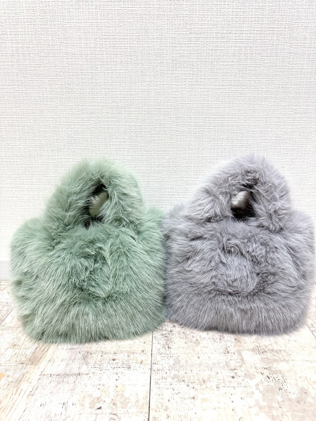 フワフワエコファーバッグ