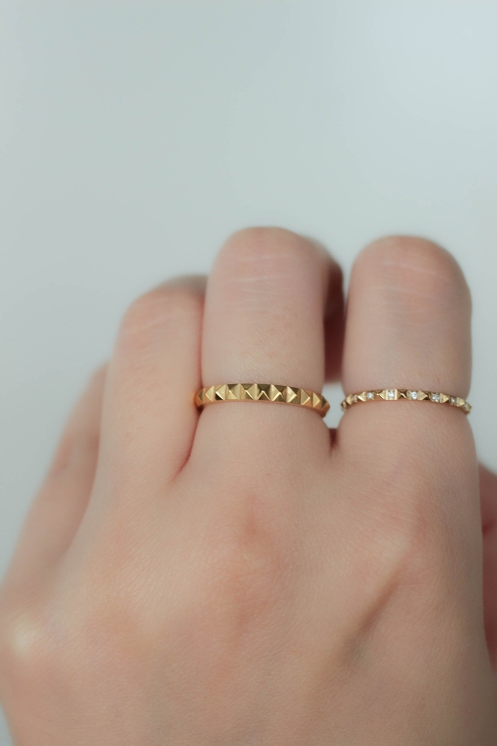 Eternity Studs Ring | ebine(エビネ)|金属アレルギー対応アクセサリー