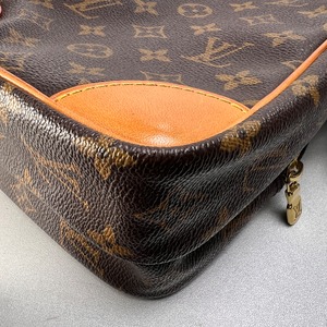 LOUIS VUITTON ヴィトン アマゾン モノグラム レザー ショルダーバッグ ブラウン A-14131
