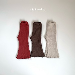 【予約/特典】mimi market / Ribbed leggings