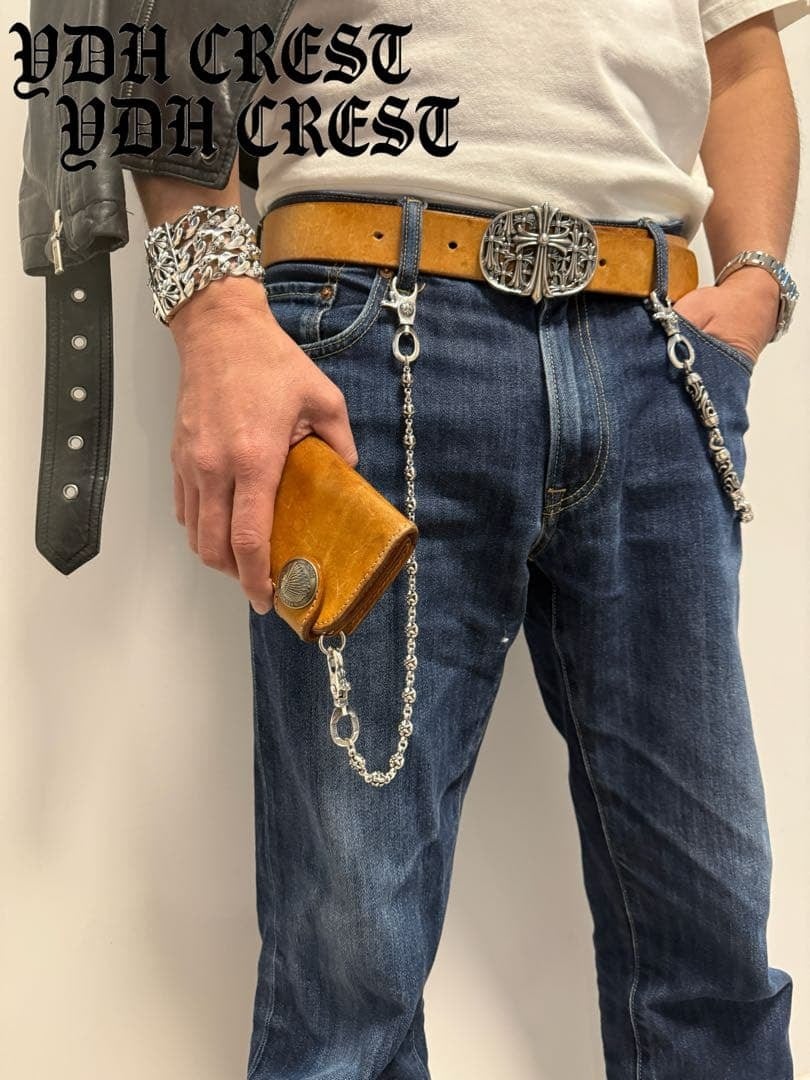 ✨RCHCHAN ウォレットチェーン RCR CHANチェーン40cm 刻印有り | YDH
