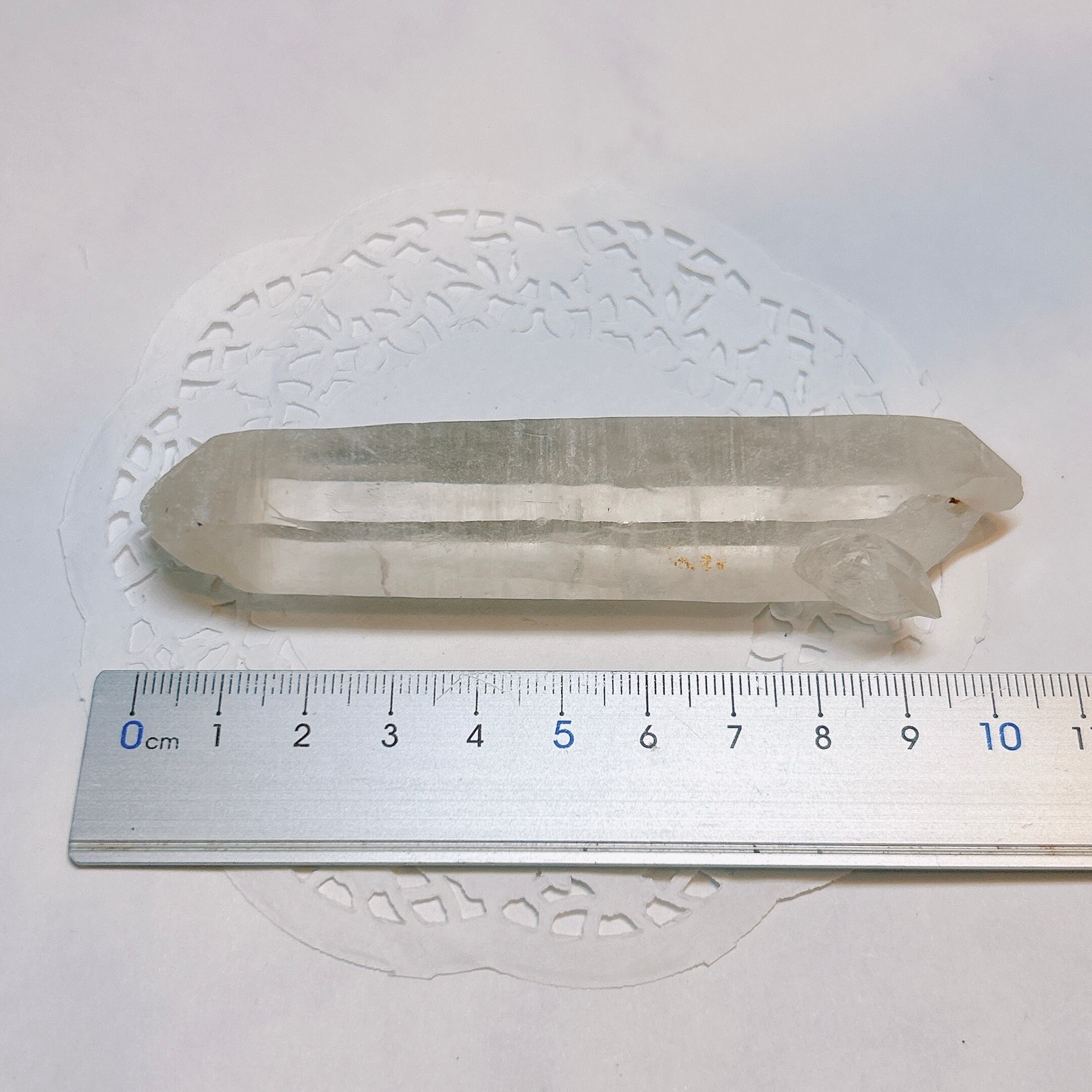 E18094】セルフヒールド 両錐 水晶 クォーツ ヒマラヤ水晶 ヒマラヤ産