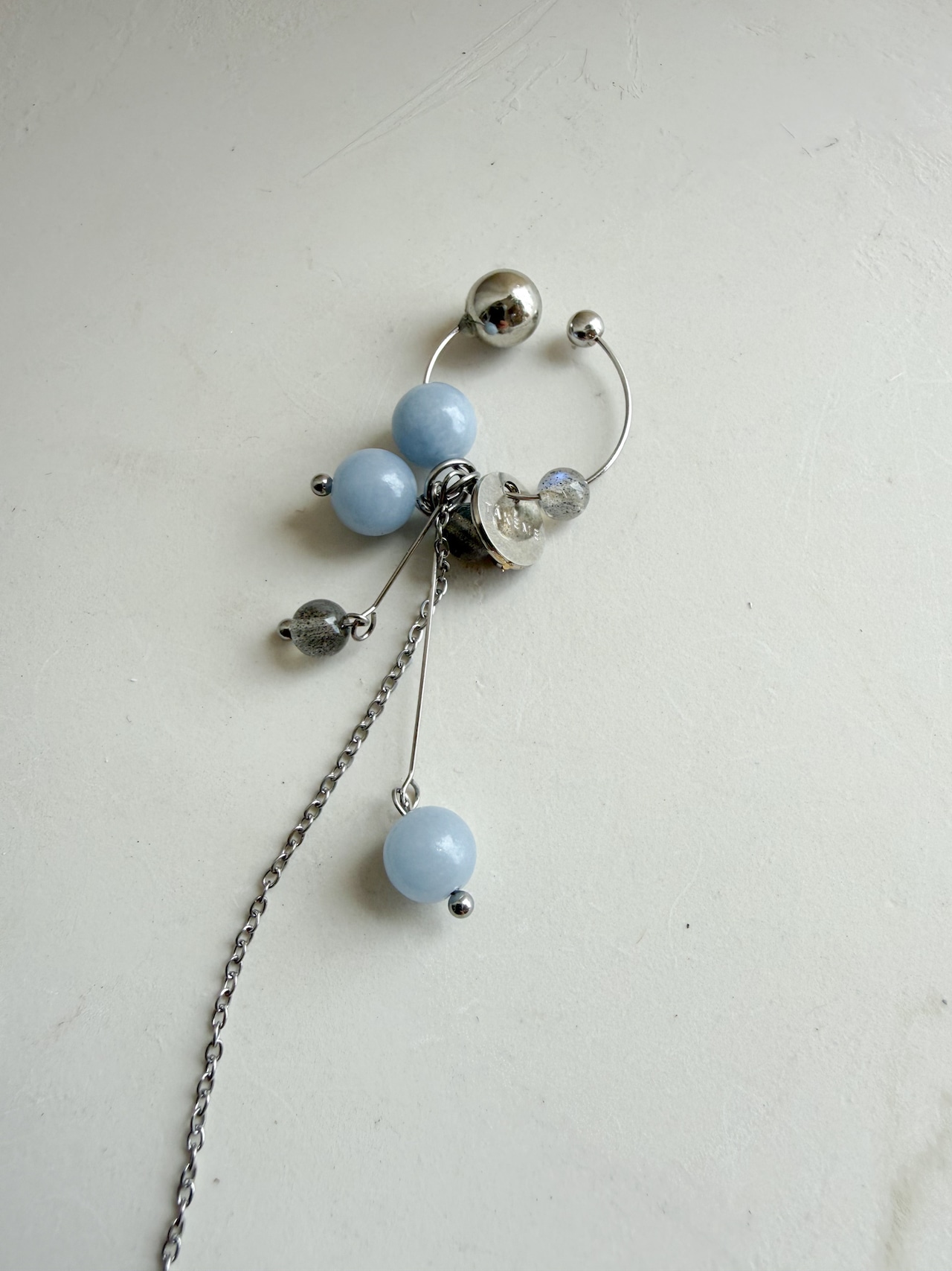 感動イヤーカフ/ 水色マニア