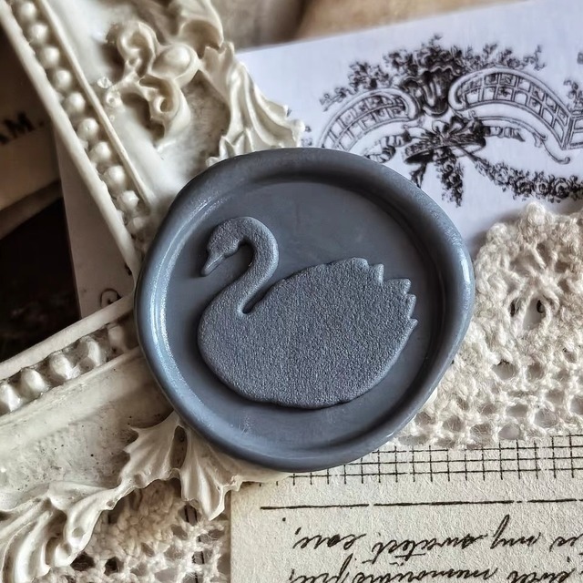 【SELECT】Wax Seal Stamp│ SWAN①【OCEANIC】