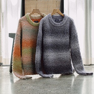 Gradient Rainbow Knit Sweater / グラデーション レインボー ニット セーター