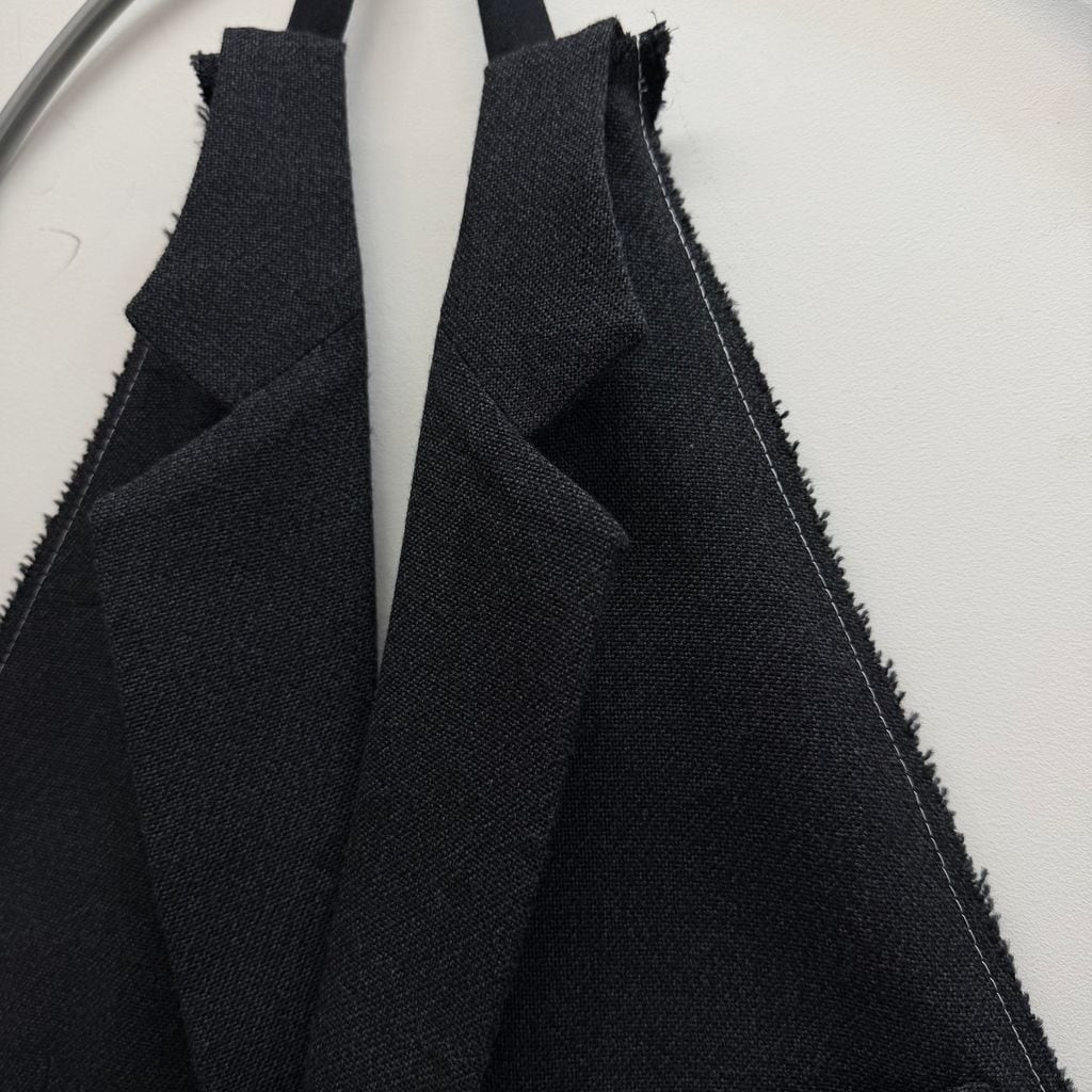 RAF SIMONS ラフシモンズ 21SS Cut Off Blazer Gilet ジレ 211-M760