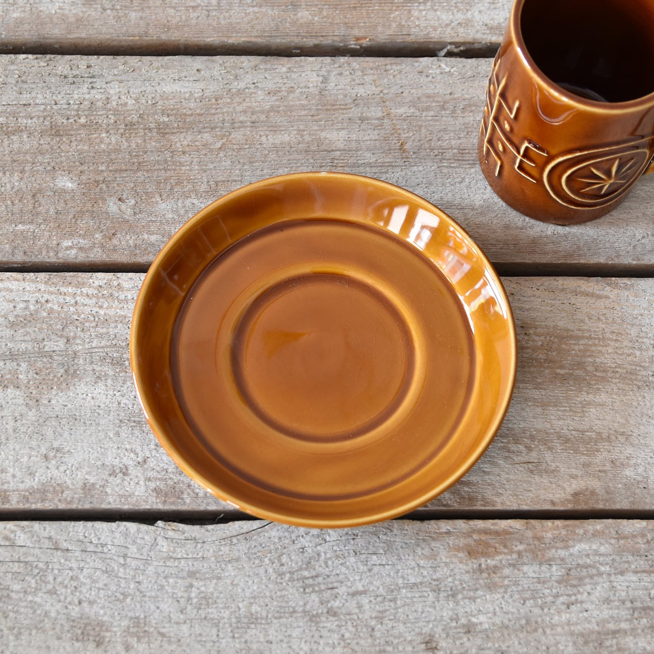 Portmeirion Totem Cup & Saucer (濃色) / ポートメリオン トーテム