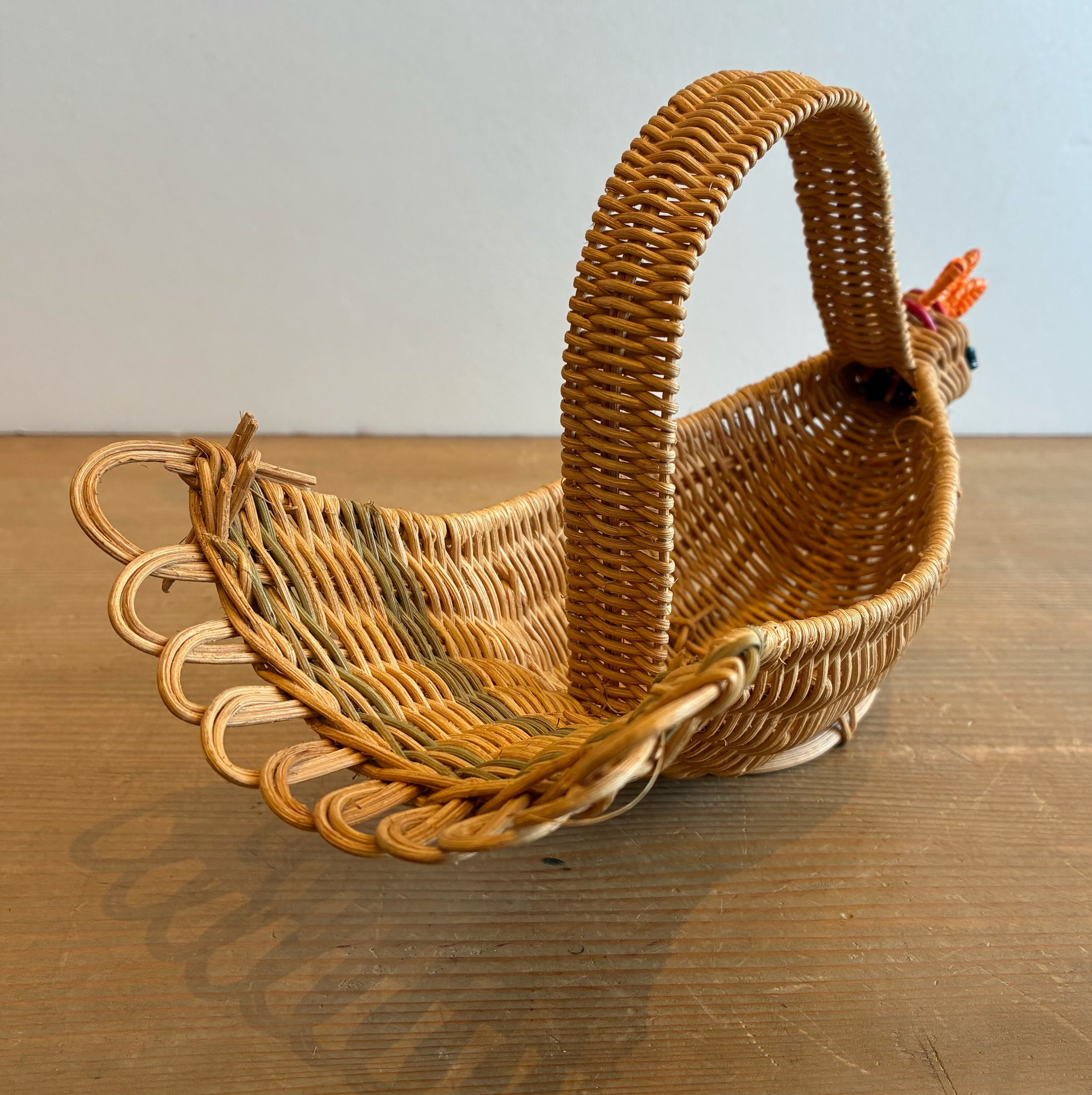 鳥型バスケット　小物入れ　 2個 竹細工 鳥型バスケット | POTLATCH