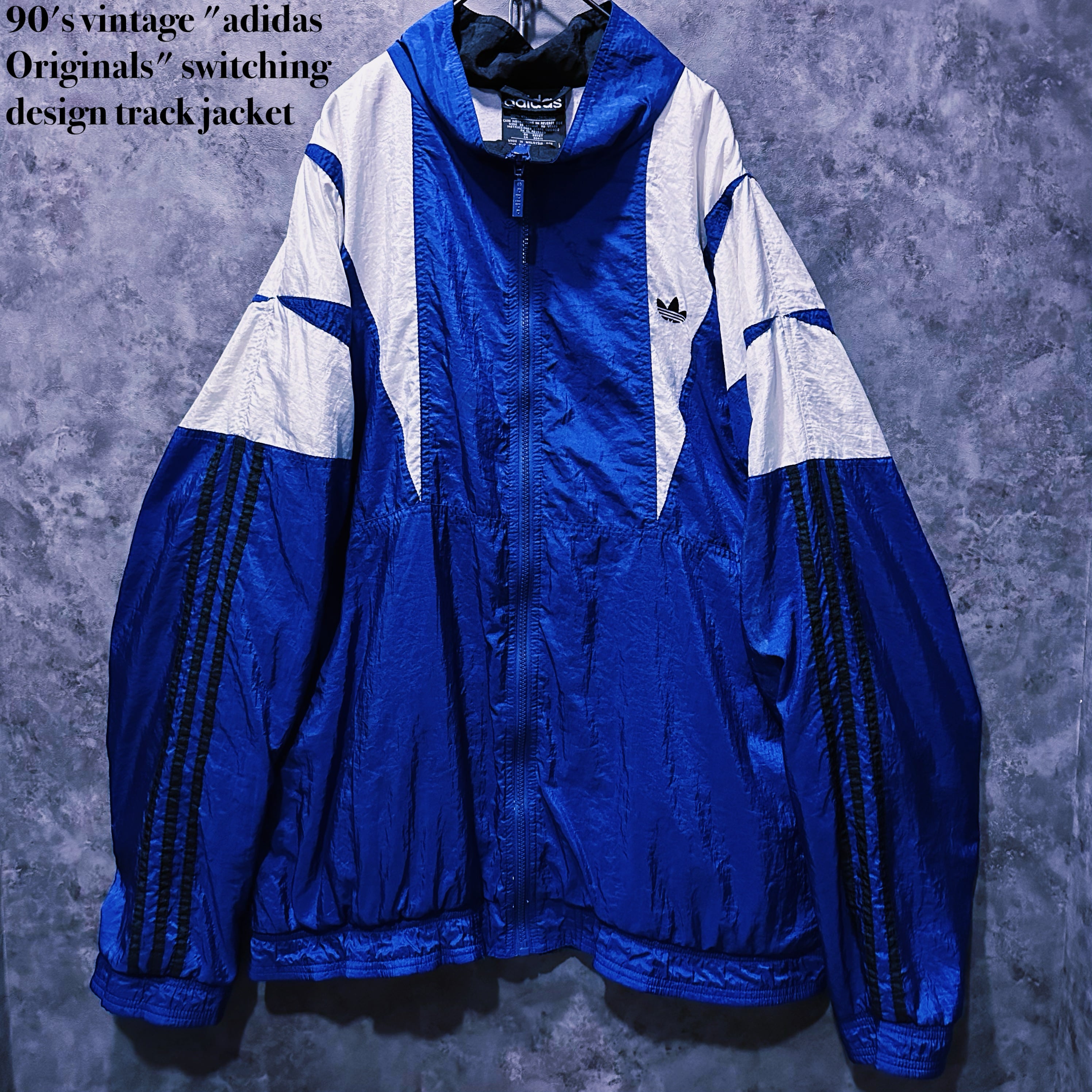 【doppio】90's vintage "adidas Originals" switching design track jacket