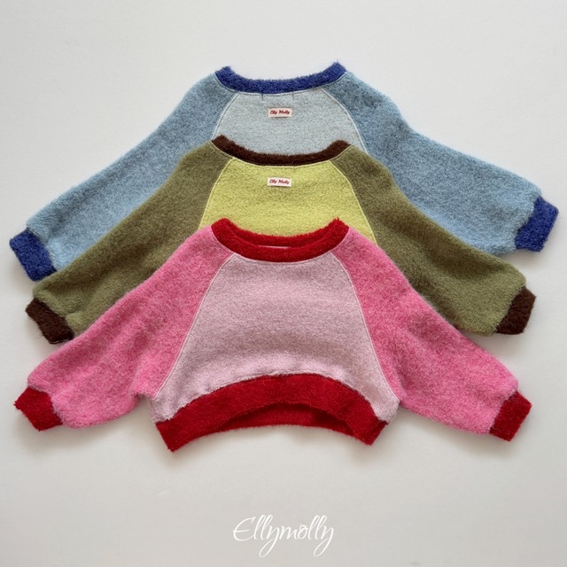 【Jr.size】sweet muffin raglan mtm【ELLYMOLLY】※11月下旬〜12月上旬発送予定
