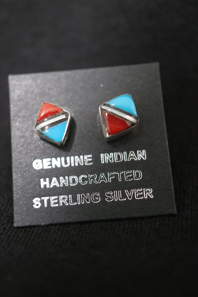 ズニ族 インレイロンバスピアス