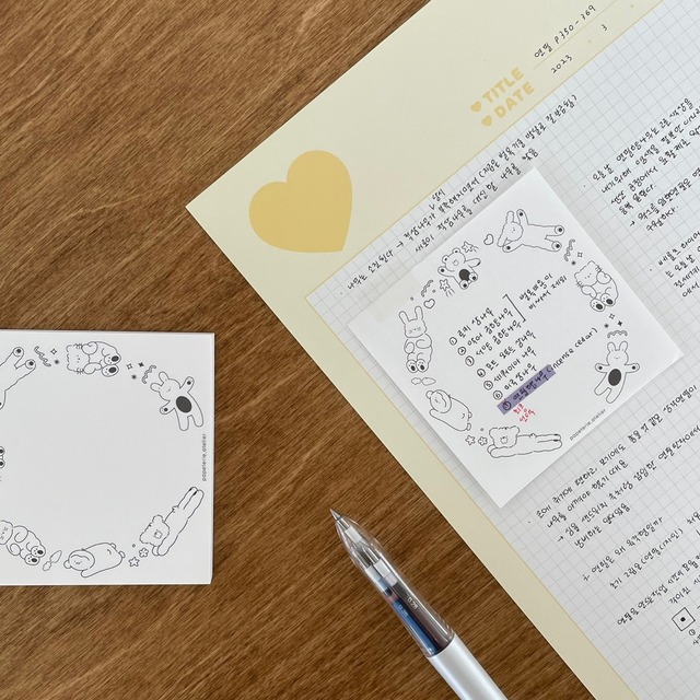 papeterie.atelier 〔メモ PAPE world blank〕