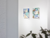 < しおり > 原画「あさをまつ」
