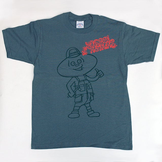 Due motore オリジナルTシャツ01(アスファルトブルー) - 画像1