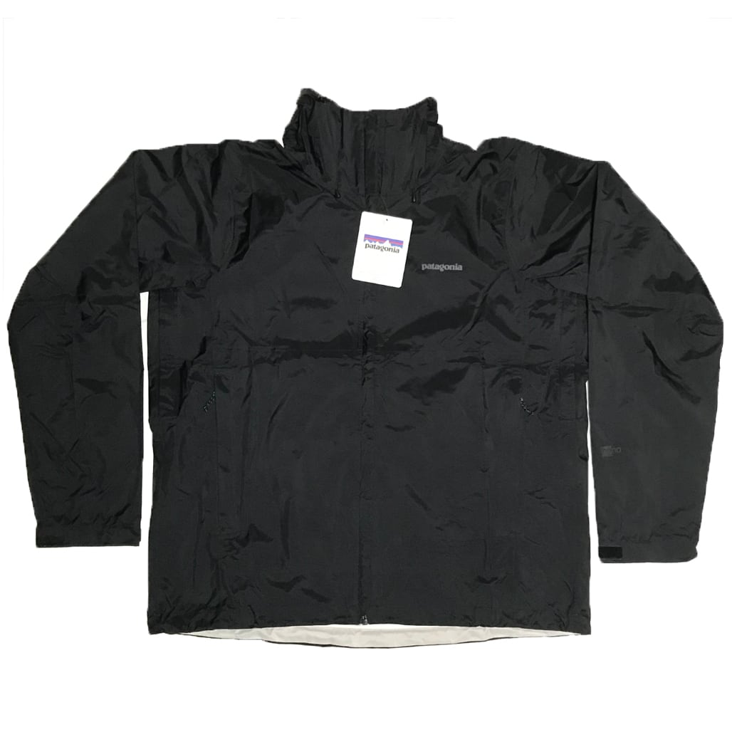 Patagonia パタゴニア US トレントシェルジャケット 防水性 透湿性 XL BK ブラック 黒