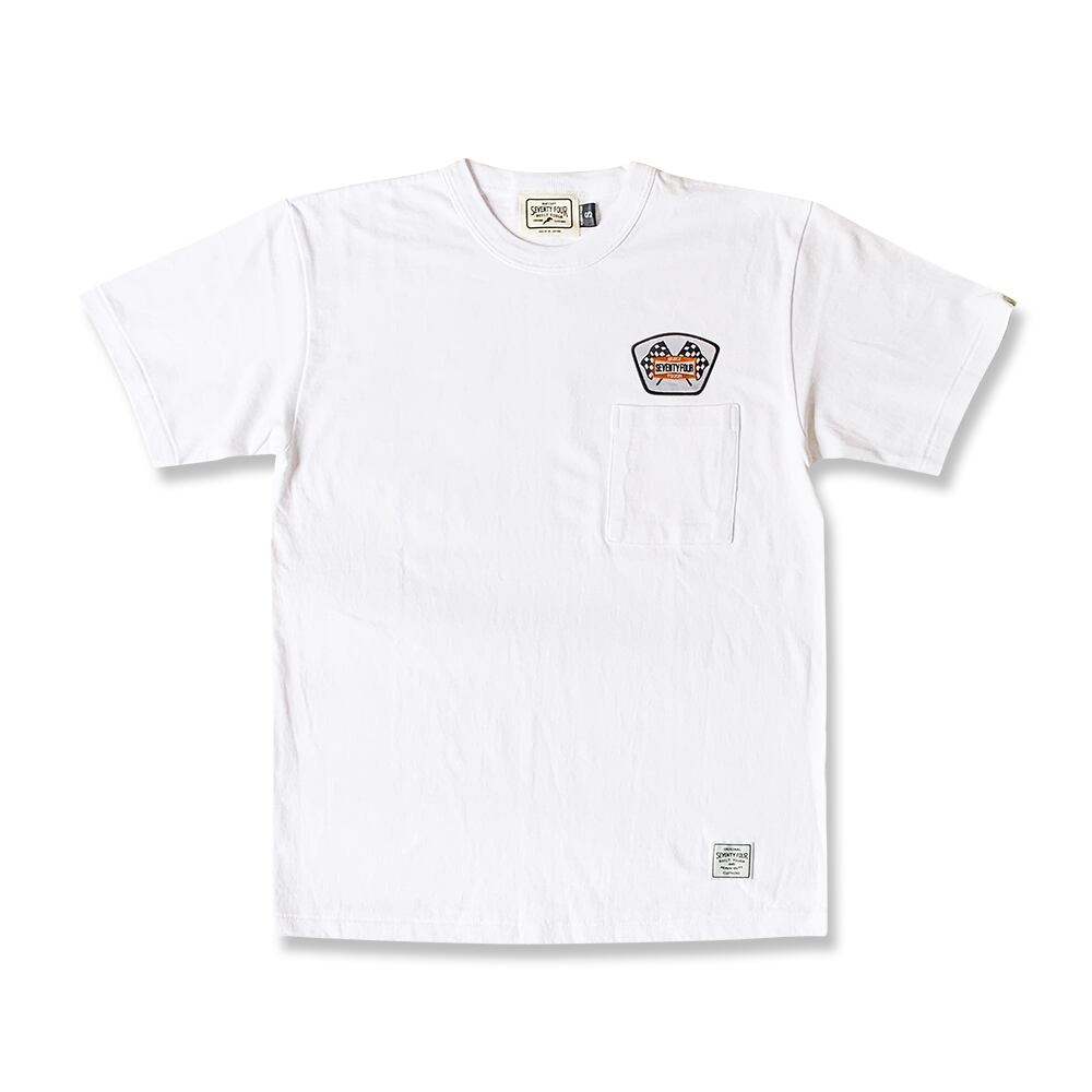 ポケットTシャツ/ SEVENTY FOUR(セブンティーフォー) / POCKET T-SHIRT(WHITE)(STF25S4)
