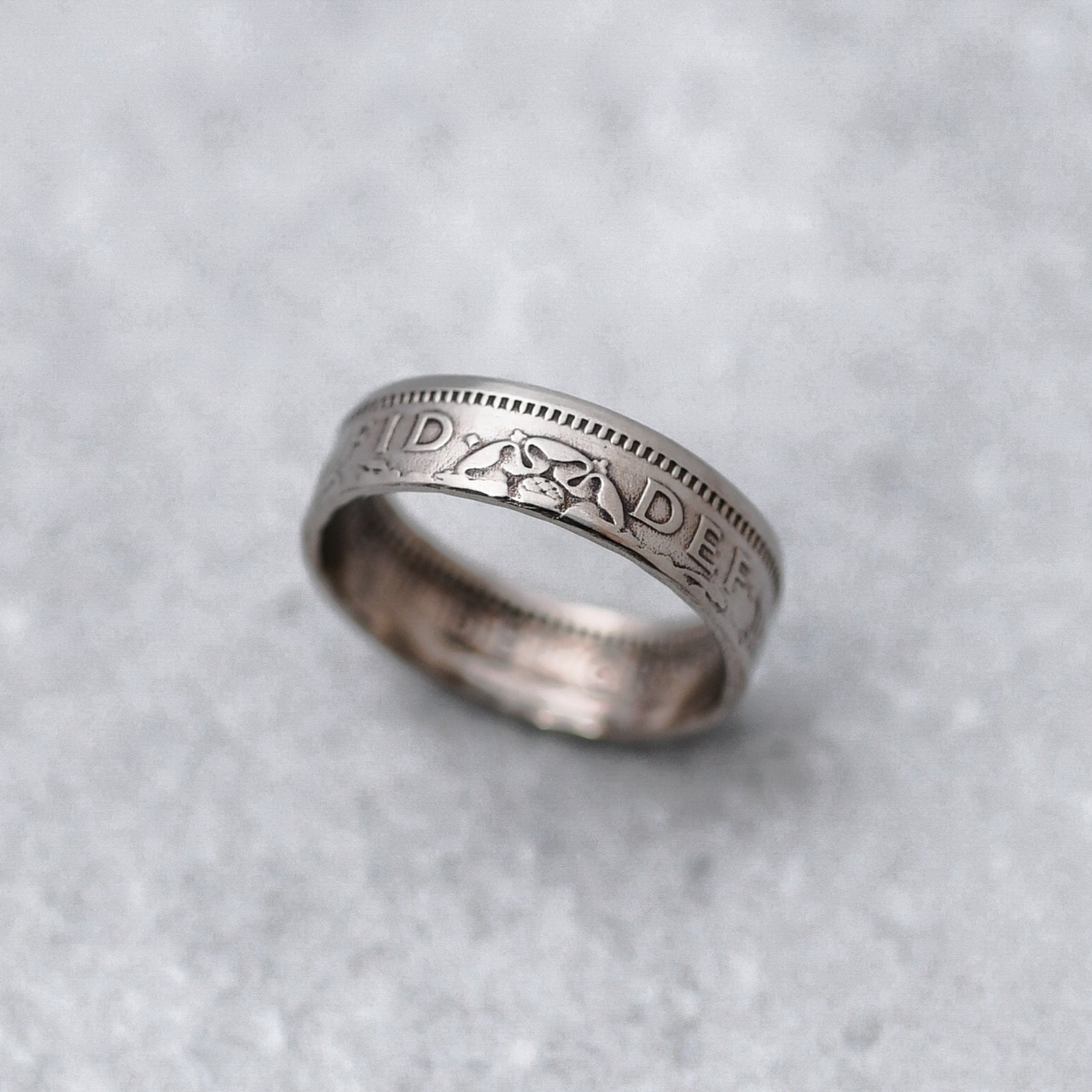 イギリス 6ペンス コインリング｜UNITED KINGDOM 6PENCE COINRING