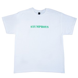 STUMPBOYS STENCIL LOGO TEE WHITE