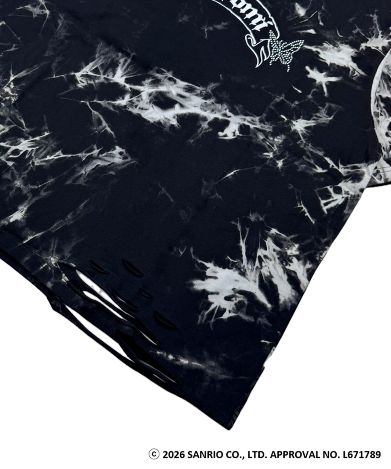 ◆KUROMI バタフライストーン S/S Tee◆ri-118627