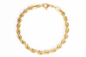 【316L twist chain bracelet】 / GOLD