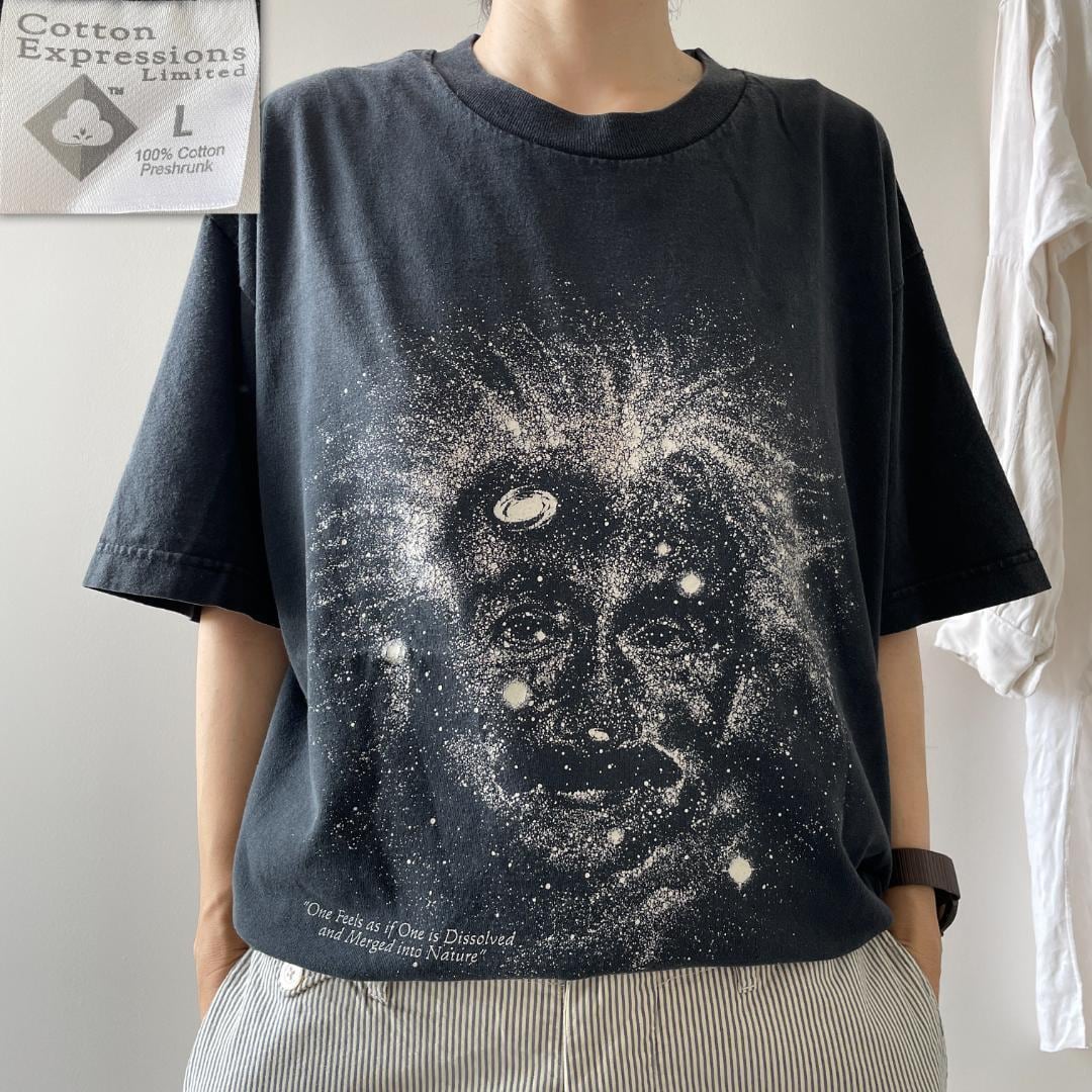 GF753 90s アインシュタイン Tシャツ ジャスティンビーバー ビンテージ 