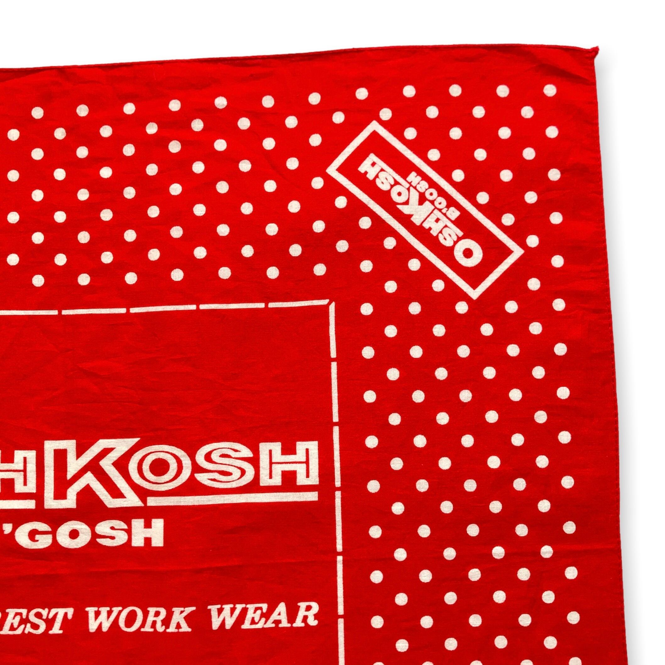 80's〜90's OshKosh B'Gosh Dot Bandana | chillrobe