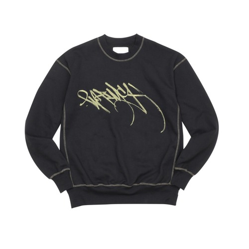 WHIMSY / RUNNERZ REJECT CREWNECK -BLACK-