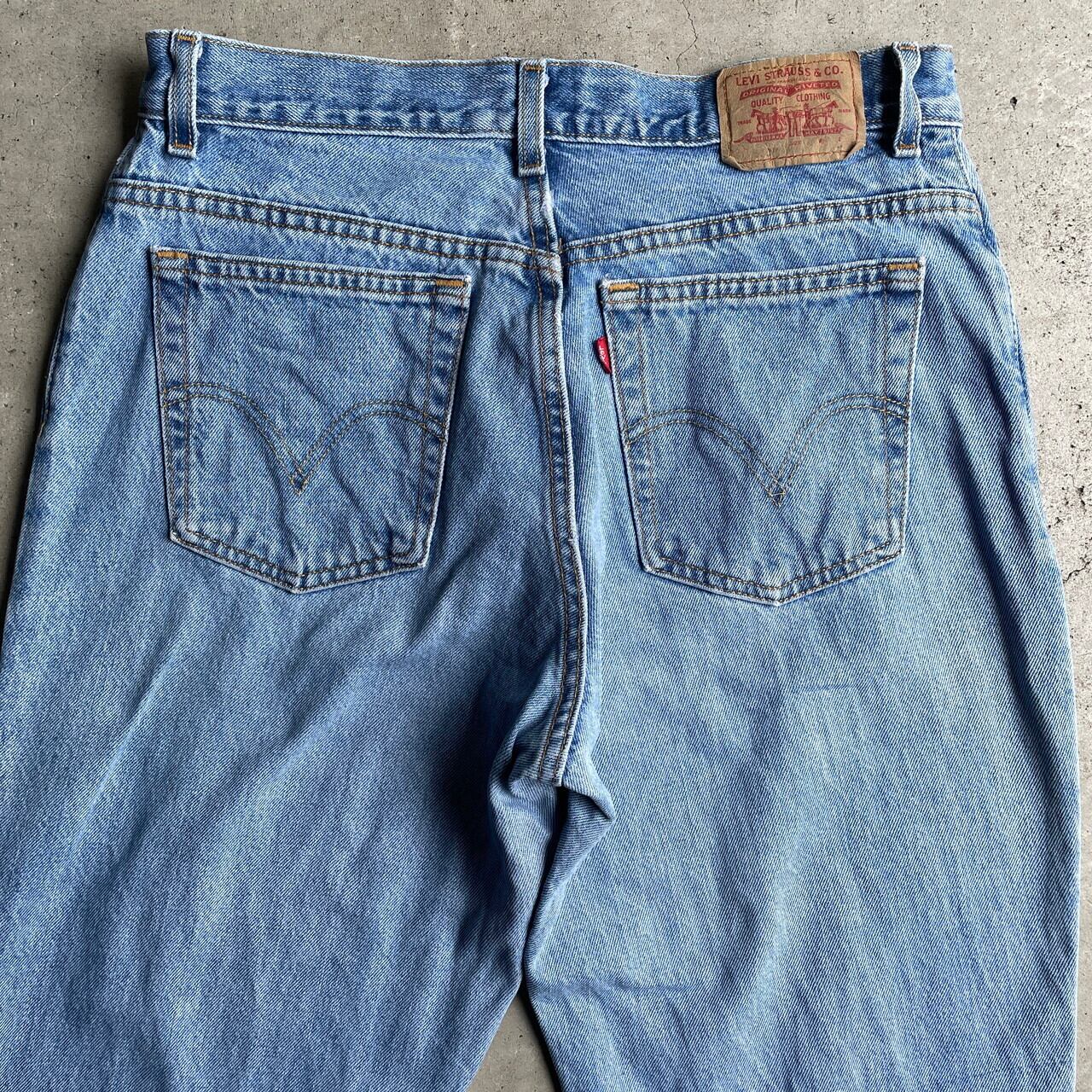 Levi's リーバイス 550 CLASSIC RELAXED テーパード ワイドデニムパンツ レディースW32相当  古着【デニムパンツ】【AN20】【PS2307P】 | cave 古着屋【公式】古着通販サイト powered by BASE