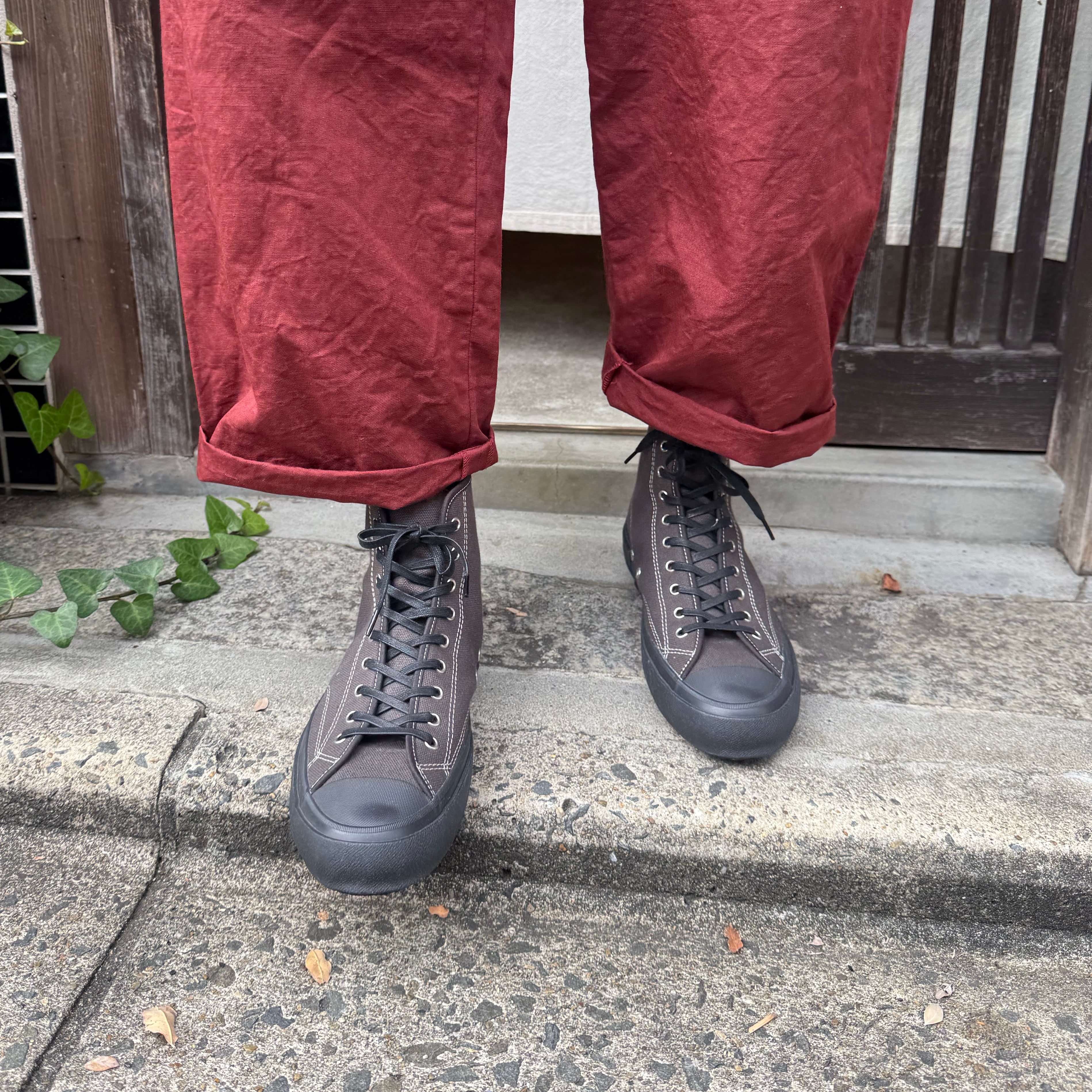 YMC moonster ムーンスター ハイバスケット スニーカー インディゴ 中古 size:26cm YMC moonster ムーンスター ハイバスケット スニーカー インディゴ