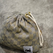 kroneko original jacquard weave rug pouch