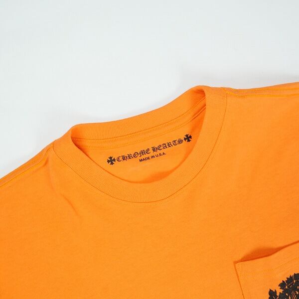 CHROME HEARTS 七分袖カットソー オレンジ CHROME HEARTS 七分袖カットソー オレンジ クロムハーツ☆Chrome