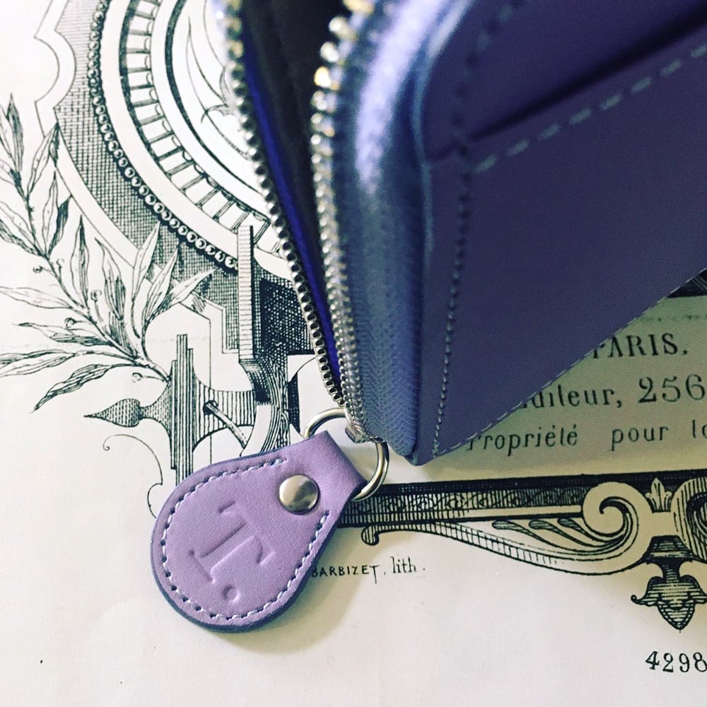 訳あり：革の菫色チョコ長財布（銀の包み紙） | キッサ・ティールームス［KISSA Trooms］ powered by BASE