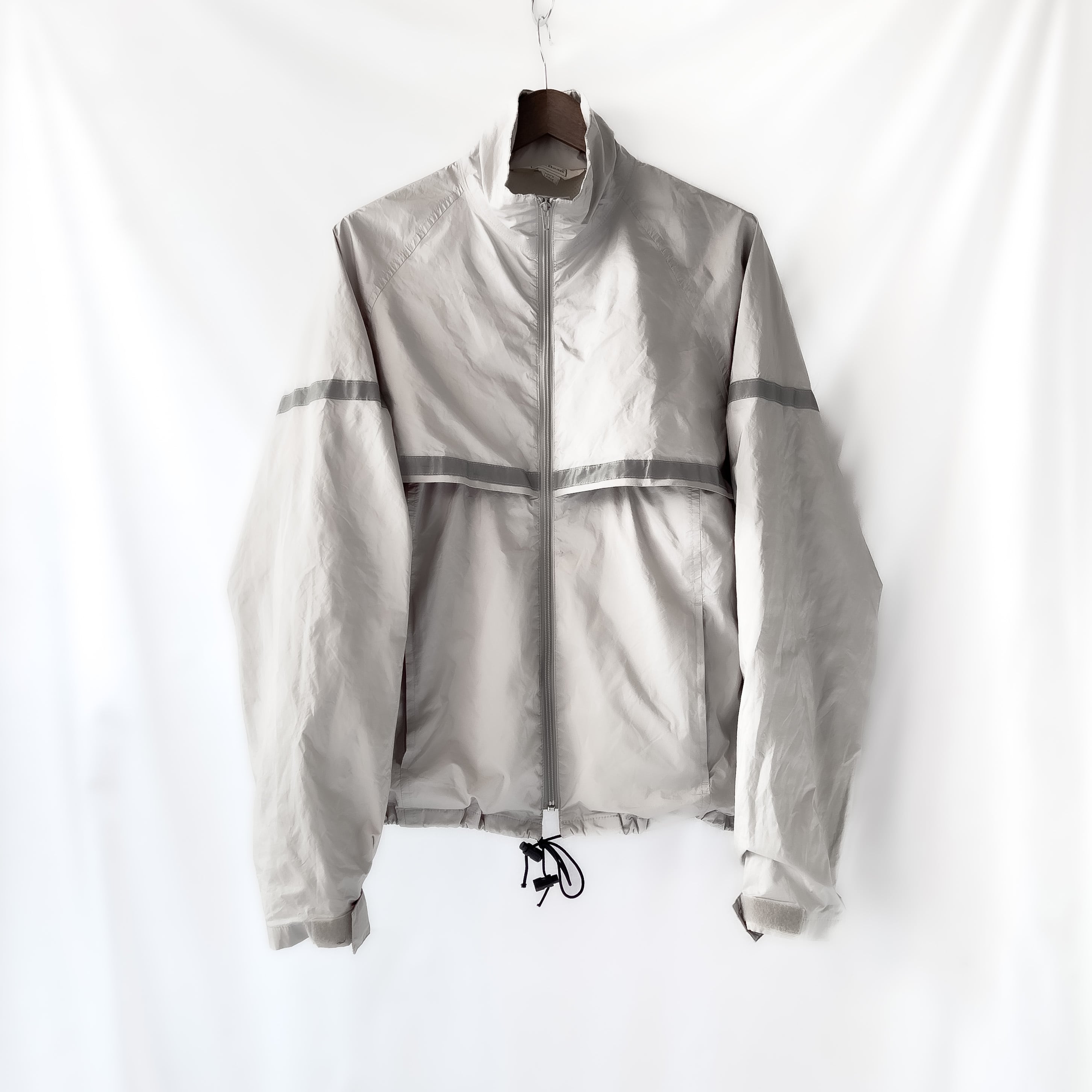 vintage silver nylon jacket