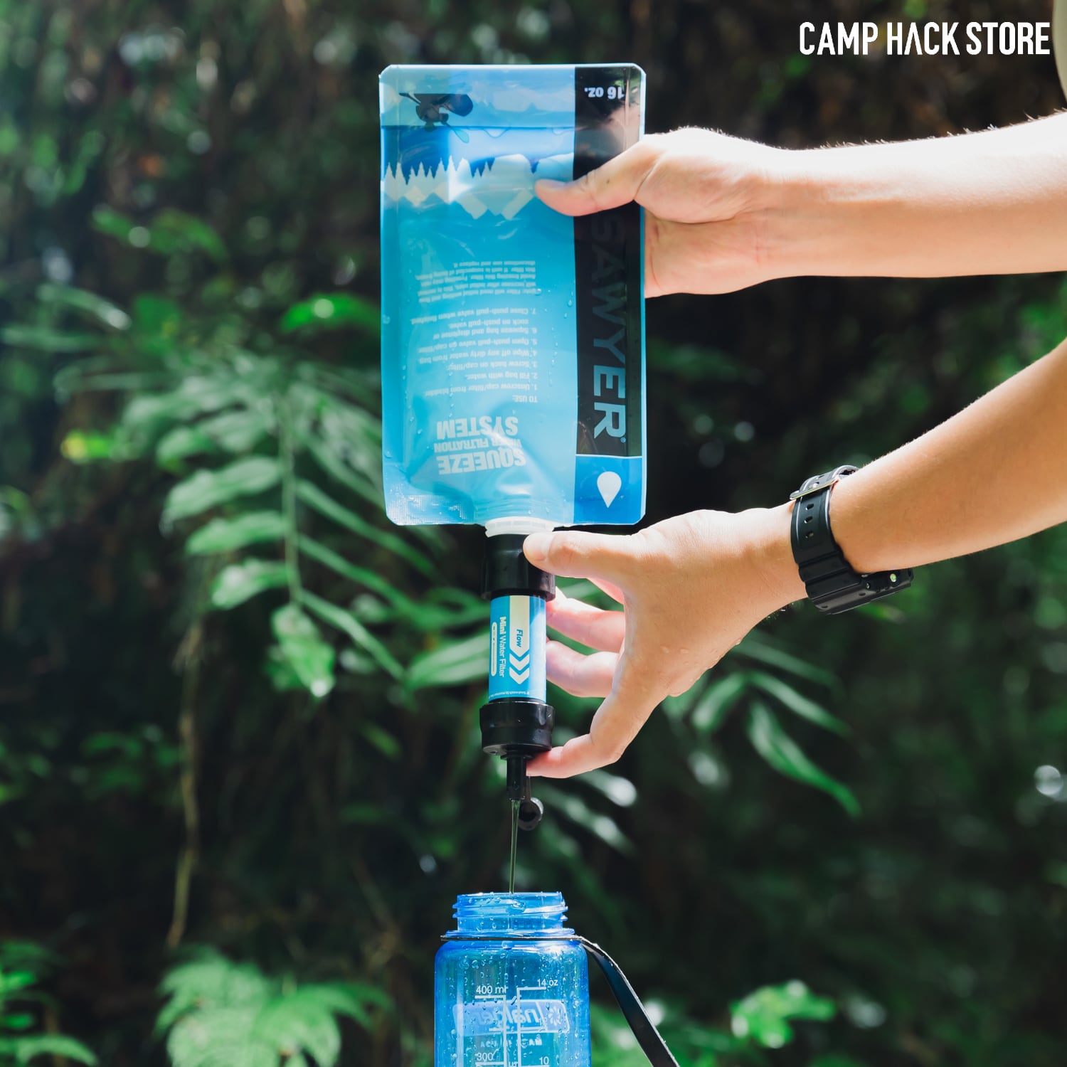 超ポータブル浄水器「ソーヤーミニ」 | CAMP HACK STORE