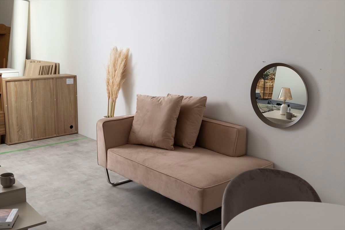 フットレスト付き高級ソファ ソファー カウチソファー 185幅 レザーファブリック スツール付き 3人