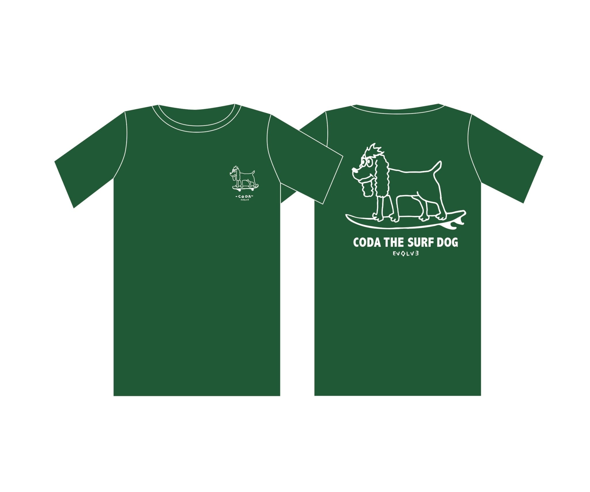 EVO-01 Tシャツ サーフィンコーダ | Coda's SURFDOG SHOP