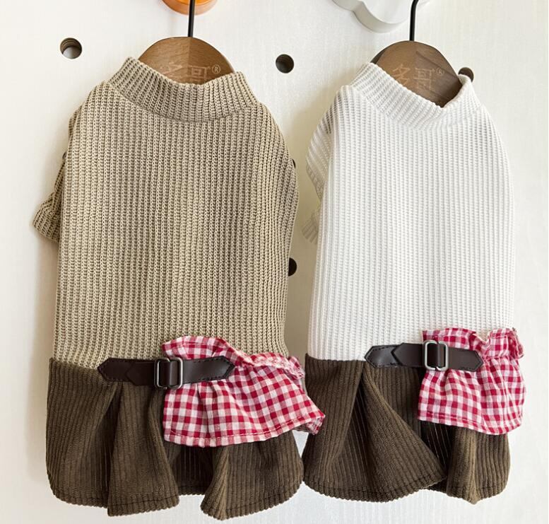 《予約》№3102129 秋風重ね着ニットワンピ