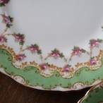 Royal Doulton|ロイヤルドルトン グリーン&ローズガーランド トリオ 英国アンティーク thumbnail 18