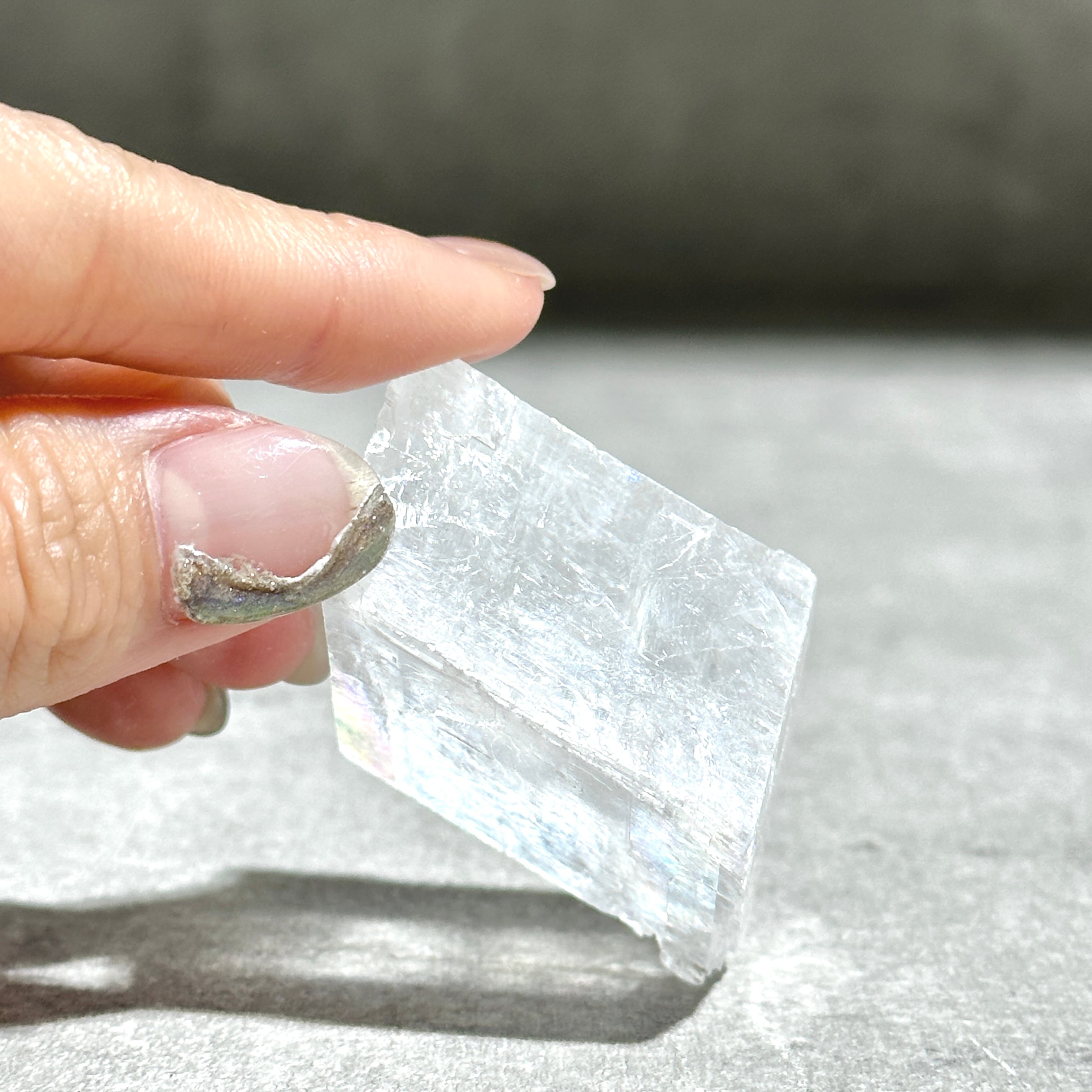 オプティカルカルサイト01◇ Optical Calcite ◇天然石・鉱物