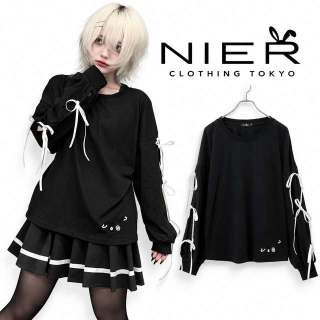 《9/29日目玉超大特価》RIBBON SLEEVE PULLOVER